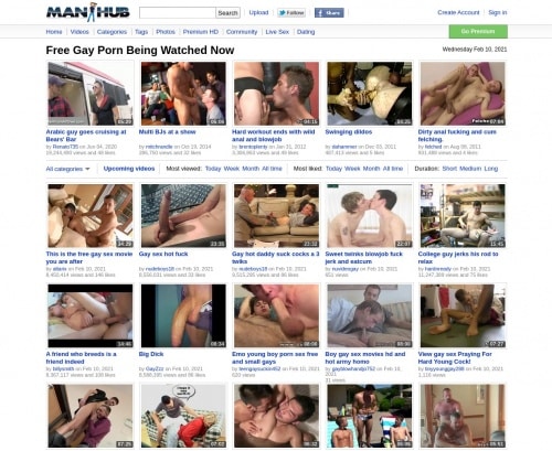 Revoir la capture d'écran Manhub.com