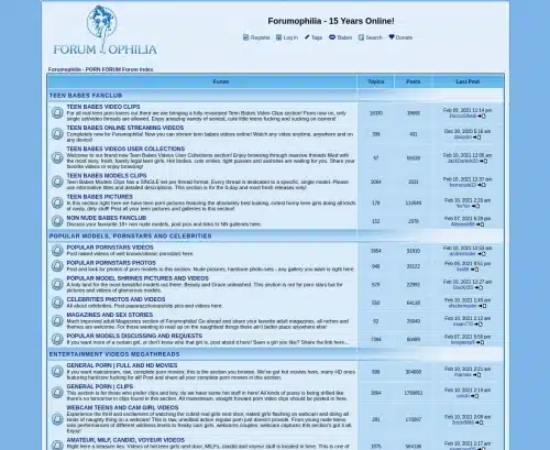 لقطة شاشة لمراجعة ForumPhillia