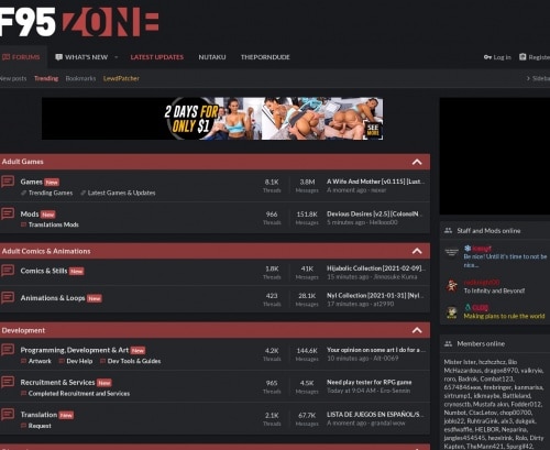 مراجعة لقطة الشاشة F95zone.com
