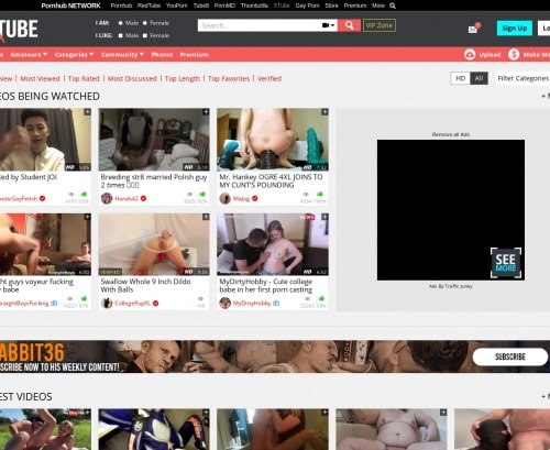 Screenshot from Xtube.com for review purposes Review screenshot Xtube.com
