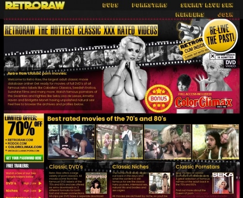 لقطة شاشة من Retroraw.com لأغراض المراجعة مراجعة لقطة الشاشة Retroraw.com