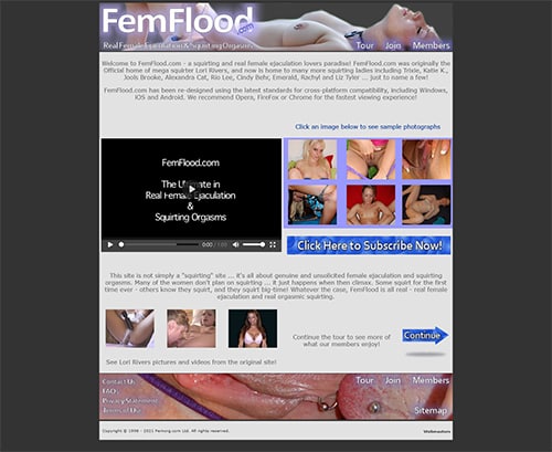 مراجعة لقطة الشاشة Femflood.com