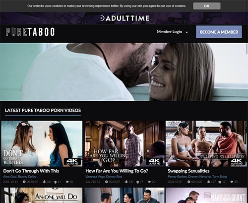 مراجعة لقطة الشاشة Puretaboo.com