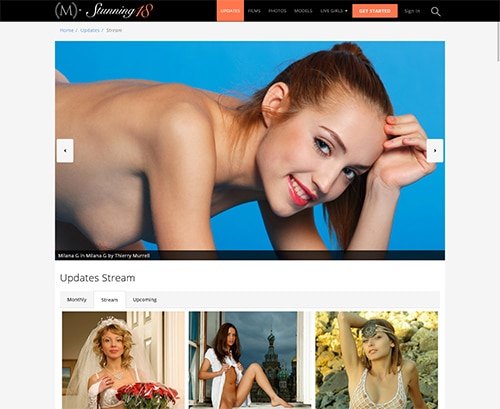 Revisar captura de pantalla Stunning18.com