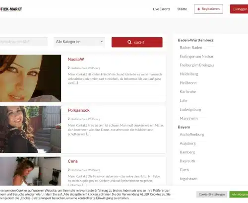 لقطة شاشة لمراجعة Fick-markt