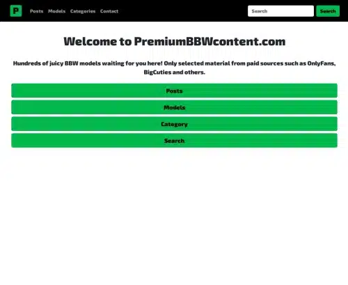 لقطة شاشة لمراجعة PremiumBBWContent
