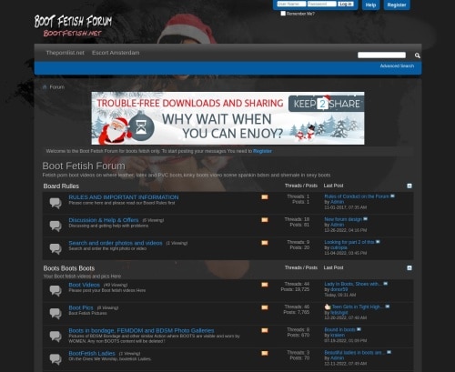 Screenshot from Bootfetish.net for review purposes Review screenshot Bootfetish.net
