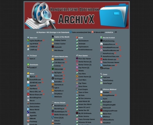 Screenshot from Archivx.to for review purposes Review screenshot Archivx.to