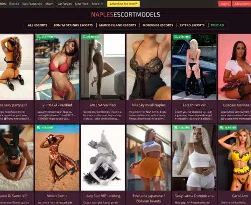 لقطة شاشة لمراجعة نماذج Naplesescortmodels