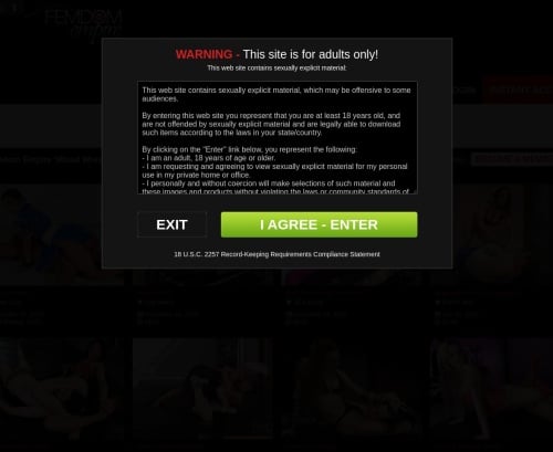 مراجعة لقطة الشاشة Femdomempire.com