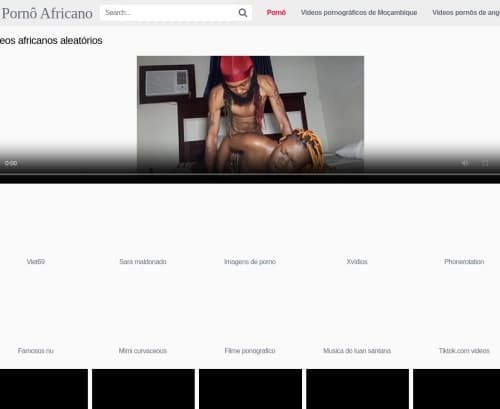 مراجعة لقطة الشاشة Pornoafricano.net