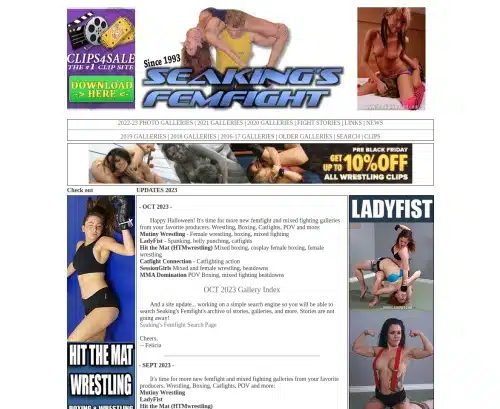 لقطة شاشة مراجعة لفيلم Seakings Femfight