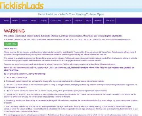 لقطة شاشة لمراجعة TicklishLads