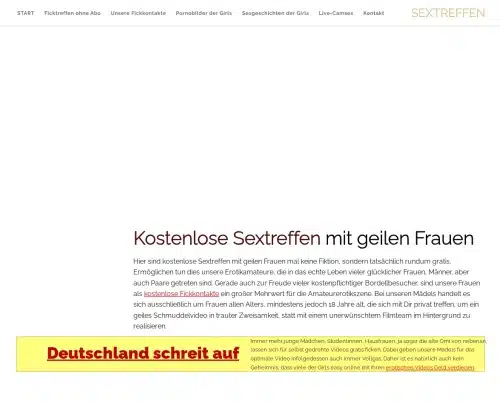 لقطة شاشة مراجعة لـ Kostenlose Sextreffen mit Amateuren