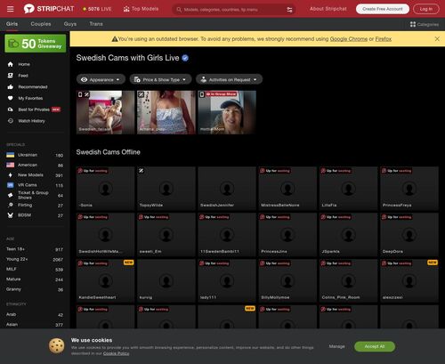 مراجعة لقطة الشاشة Stripchat.com