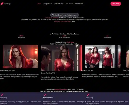 لقطة شاشة لمراجعة EroticSaga