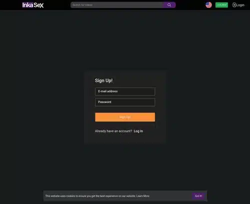 لقطة شاشة لمراجعة InkaSex