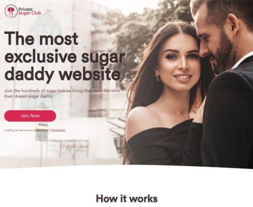 لقطة شاشة لمراجعة Privatesugarclub.com