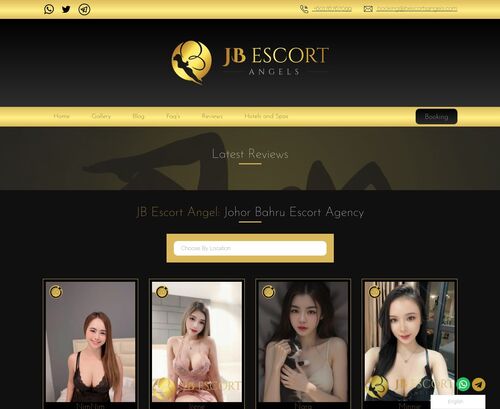مراجعة لقطة الشاشة من موقع johorescortsangels.com