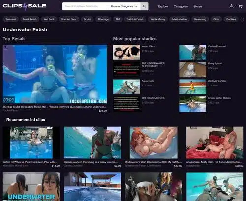 A Review Screenshot of Clip4Sale Underwater