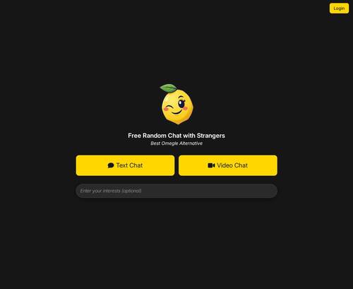 لقطة شاشة من تطبيق Lemonchat.app لأغراض المراجعة مراجعة لقطة الشاشة من تطبيق Lemonchat.app