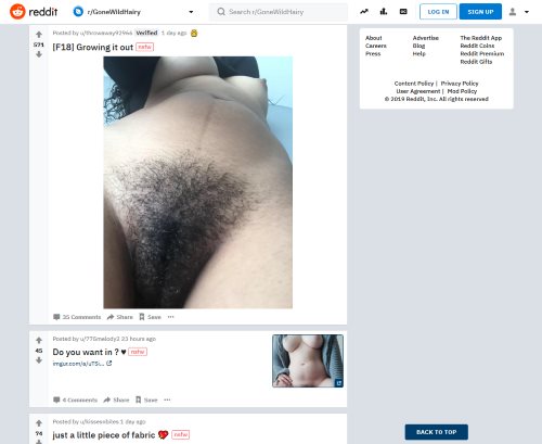 Reddit GoneWildHairy
