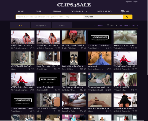 Clips4Sale Upskirt