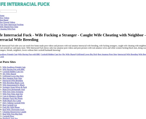 Wife Interracial Fuck