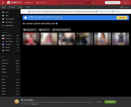 Stripchat Sri Lanka