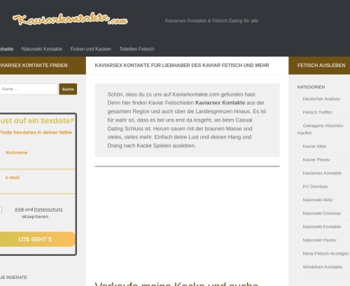 Review screenshot Kaviarkontakte.com