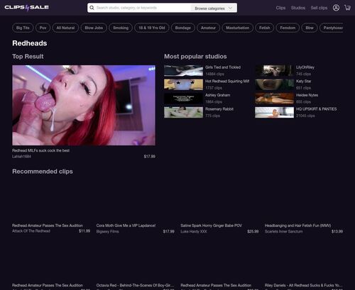 Clips4Sale Redheads