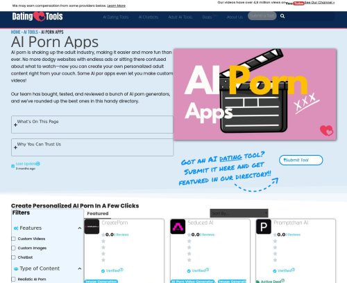 Review screenshot Datingtools.ai