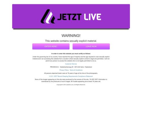 Review screenshot jetztlive.com