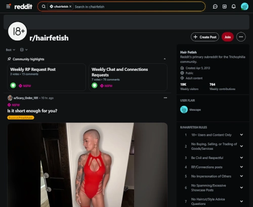 r/hairfetish