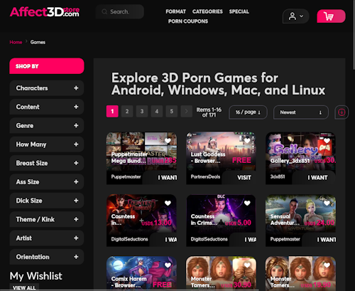 Affect3D Games