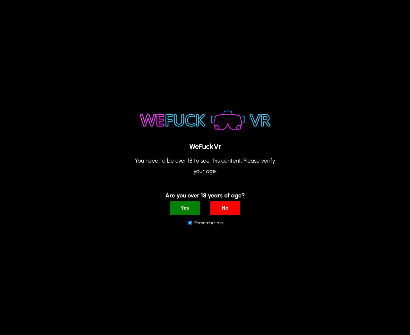 WeFuckVR