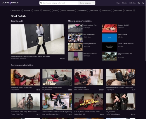 Clips4Sale Boot Fetish